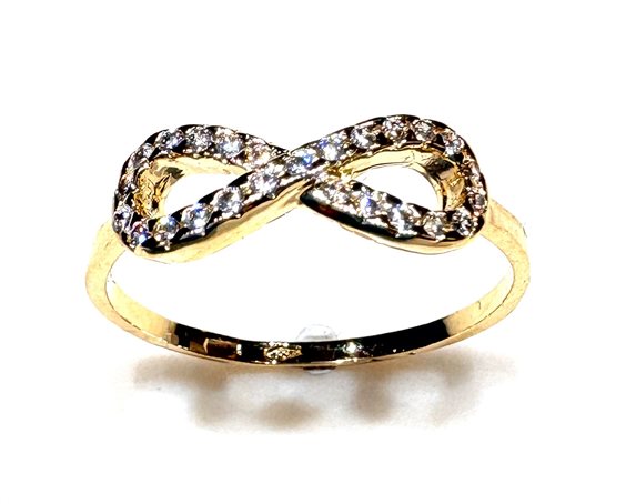 Anello CP gioielli Donna 9K in Oro giallo Cubic Zirconia 9K INFINITO ZIRC G 1.20 G - 9K INFINITO ZIRC G 1.20 G